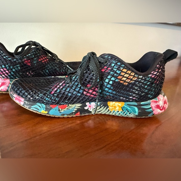 NOBULL Floral Mesh Runner Midnight Tropical 🌺 OG Floral Drop | Trainers W10/M8.5 - Picture 7 of 10